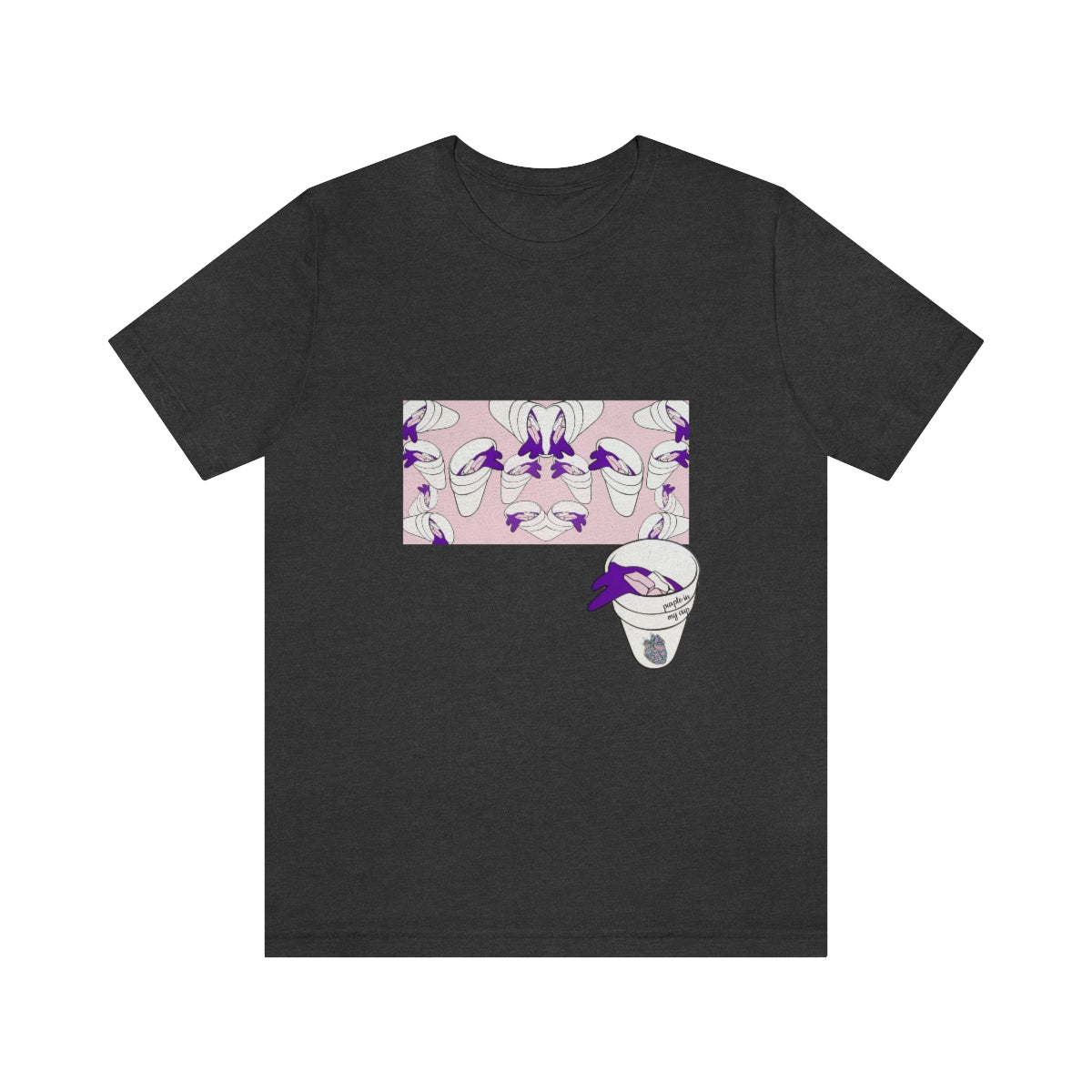 Grey_hart "SlurpMcPURP" Tee