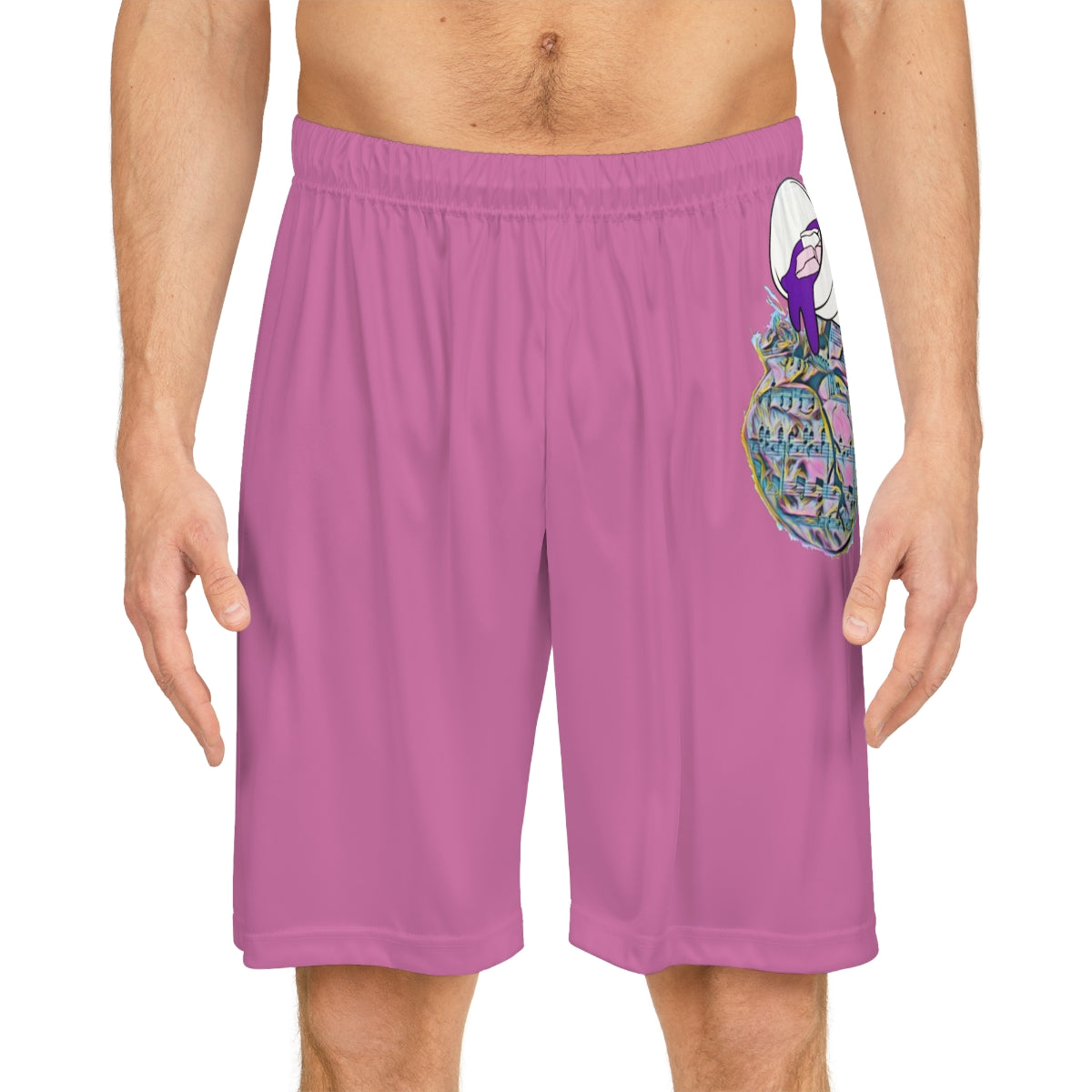 Purp_hart Shorts (Pink)