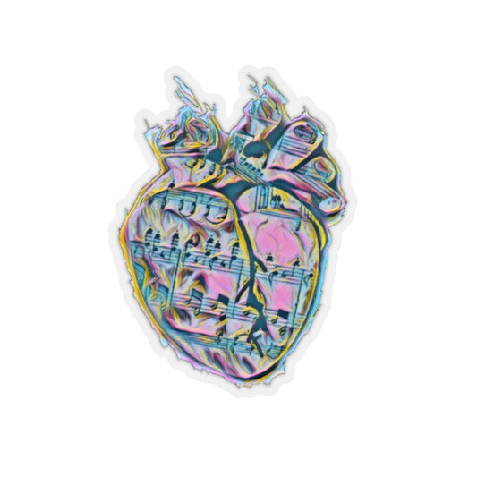 Rainbow Heart Sticker