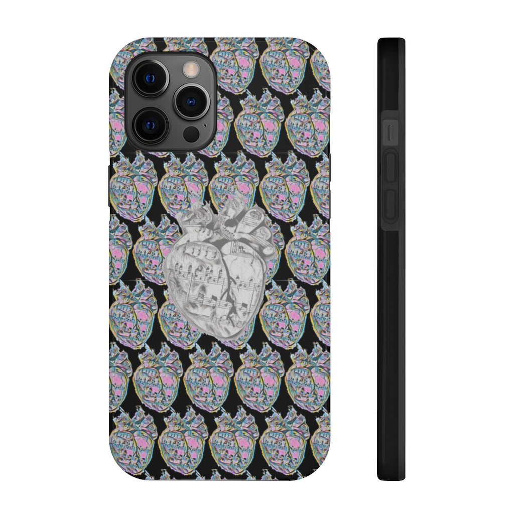 Grey_hart Phone Case