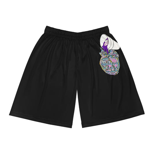 Purp_hart Shorts (Black)