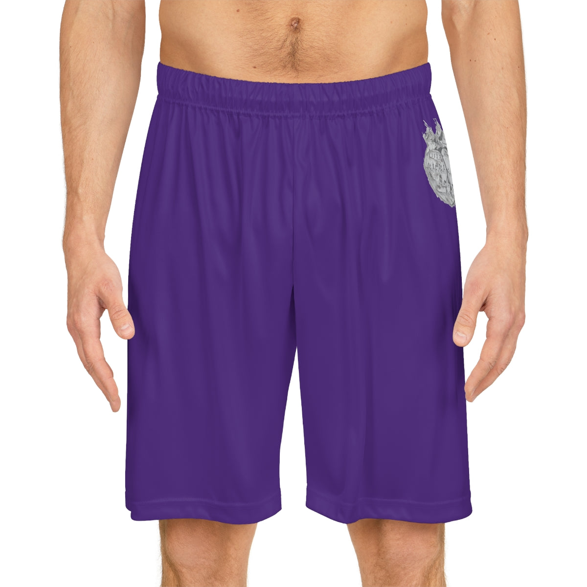 Logo Shorts (Purple)