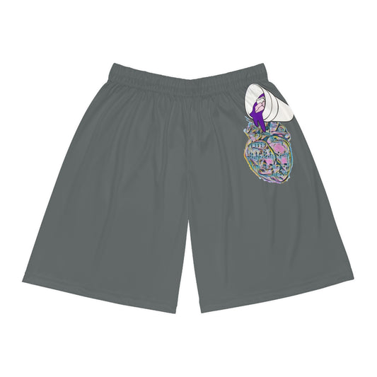 Purp_hart Shorts (Grey)