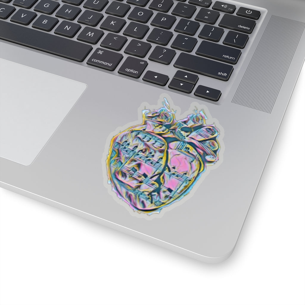 Rainbow Heart Sticker