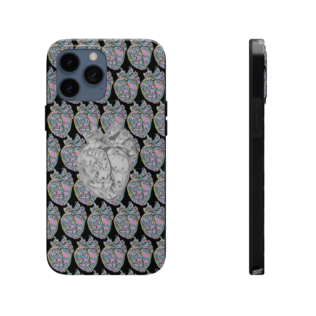 Grey_hart Phone Case