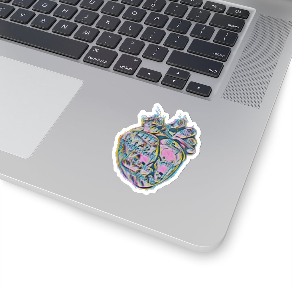 Rainbow Heart Sticker