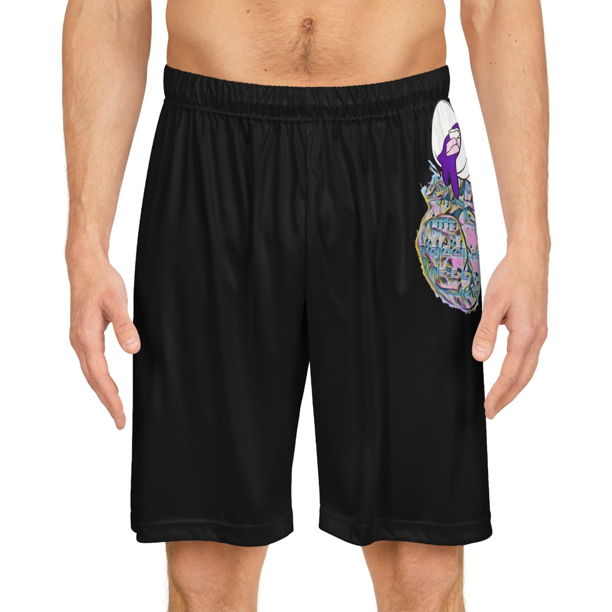 Purp_hart Shorts (Black)