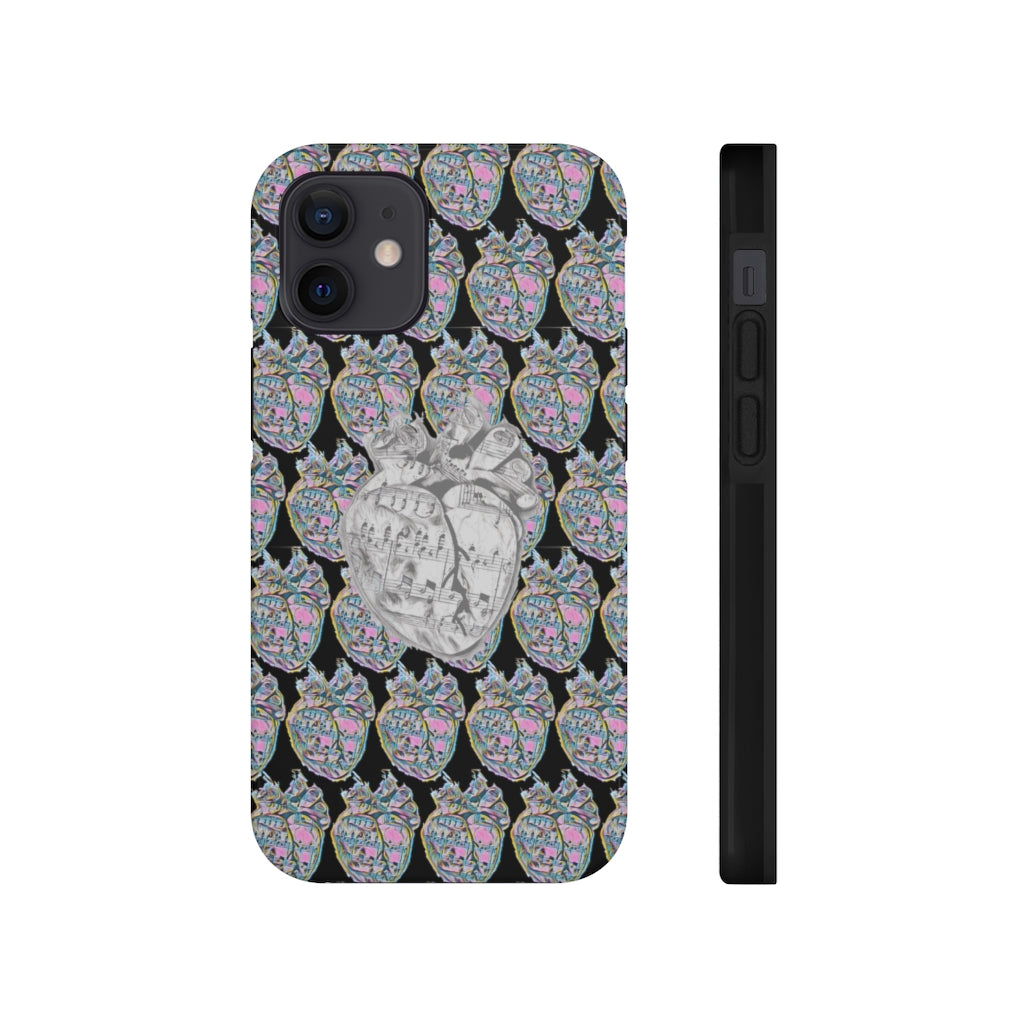 Grey_hart Phone Case