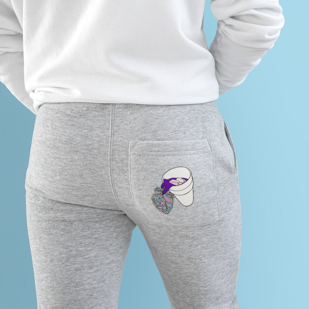 Purp_hart Fleece Joggers