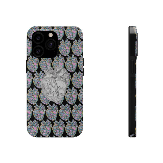 Grey_hart Phone Case