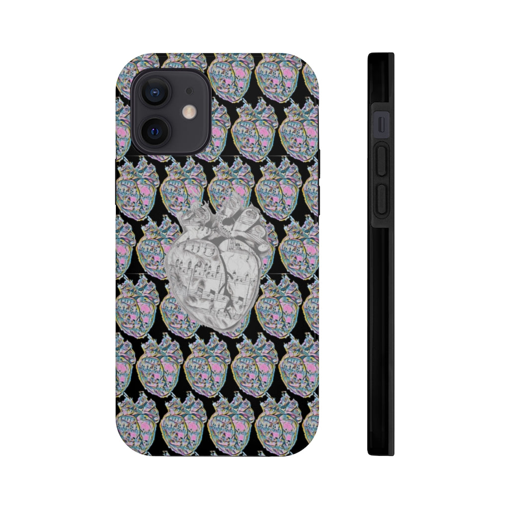 Grey_hart Phone Case