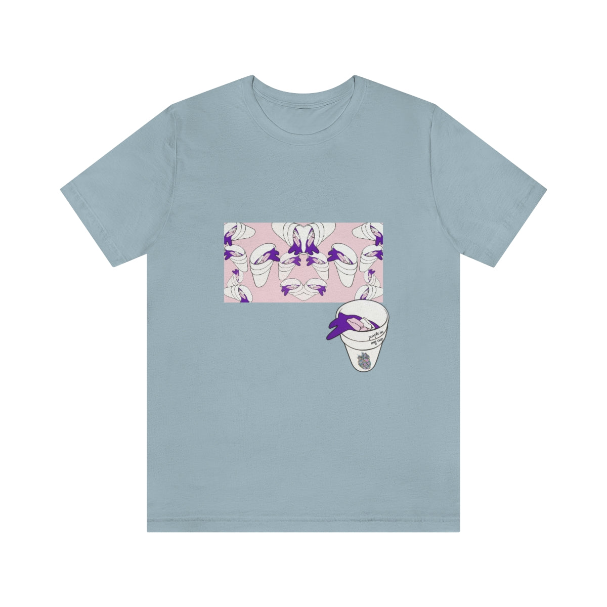 Grey_hart "SlurpMcPURP" Tee