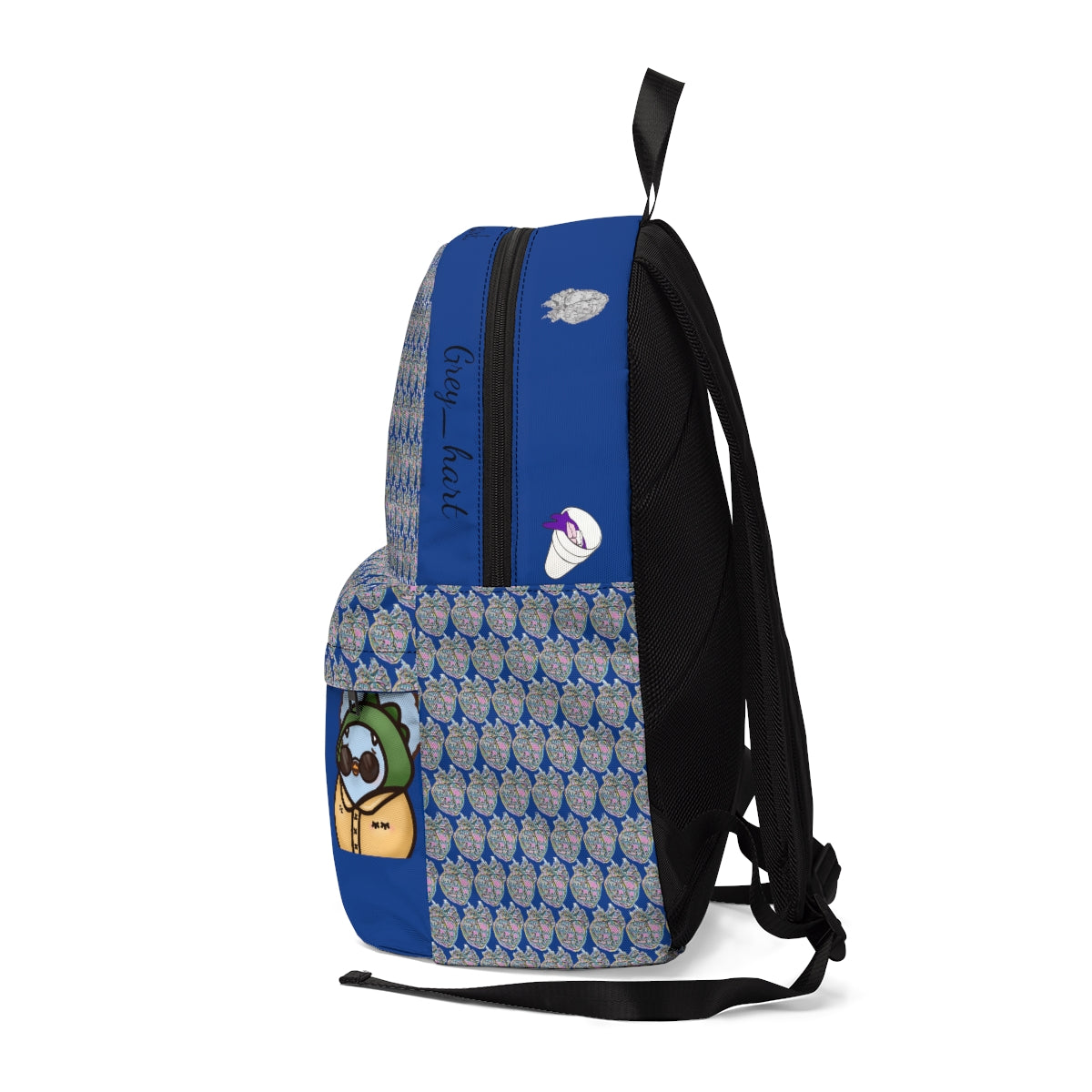 Grey_hart Blue NFT Backpack