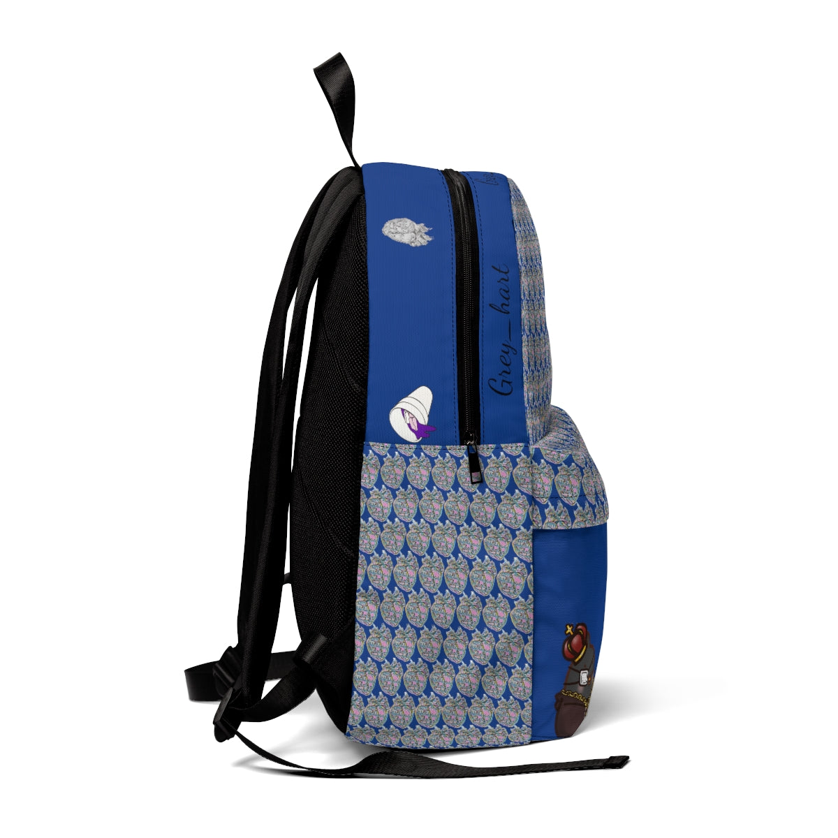 Grey_hart Blue NFT Backpack