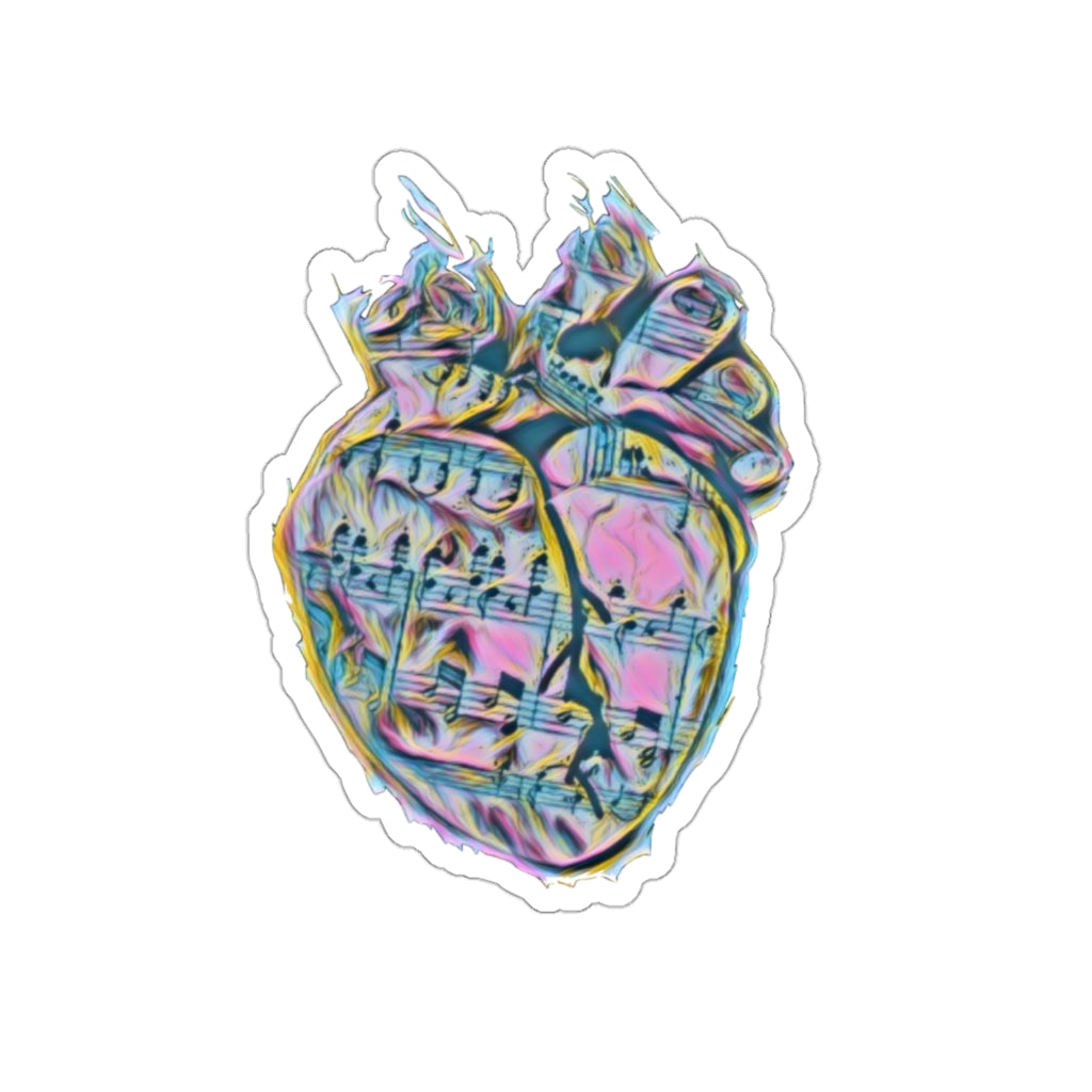 Rainbow Heart Sticker