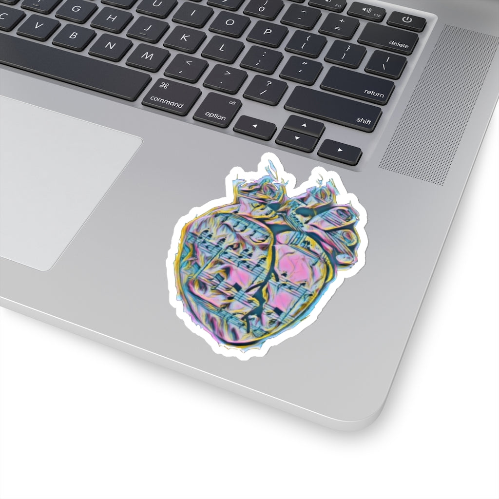 Rainbow Heart Sticker