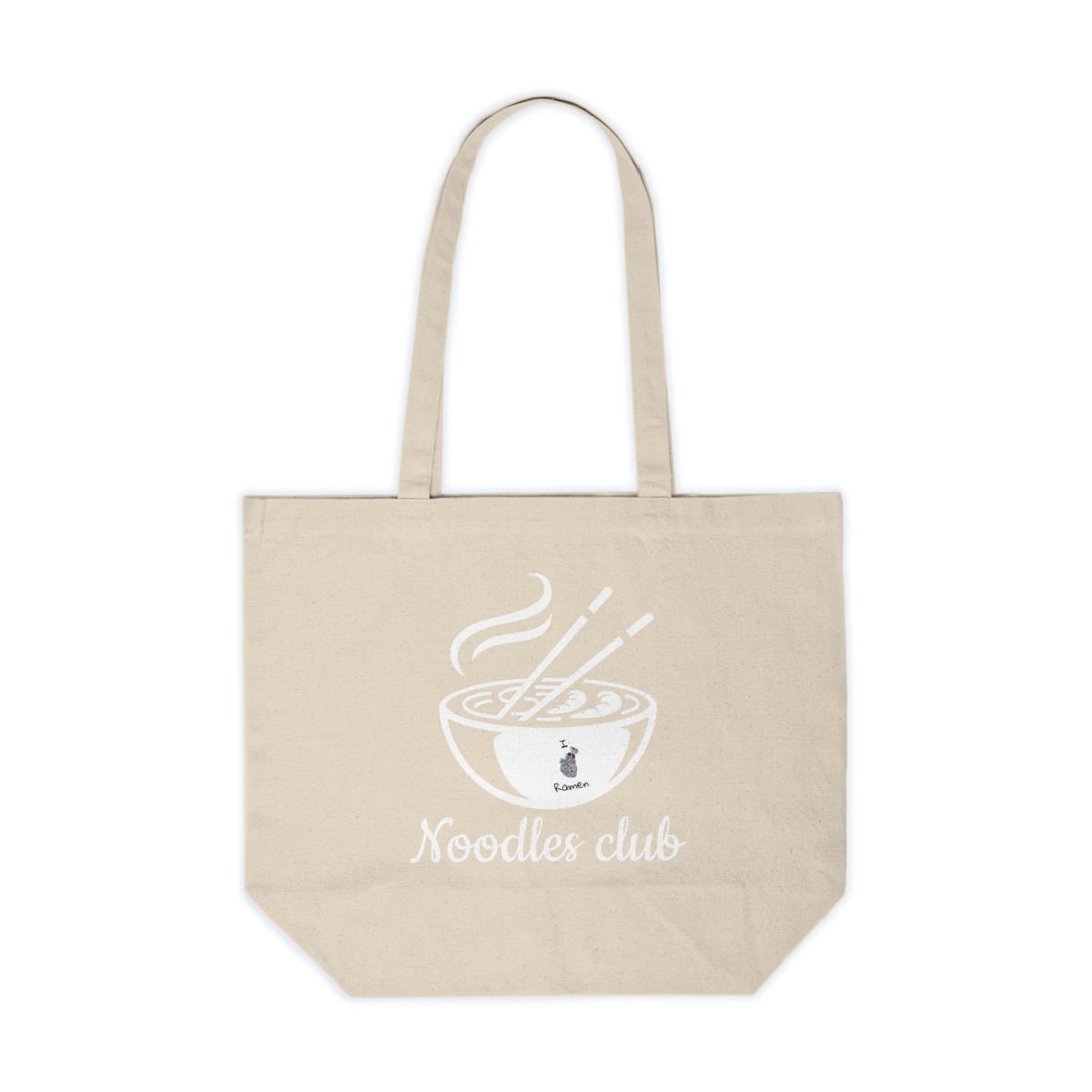 Noodles Club Shopping Tote (white)